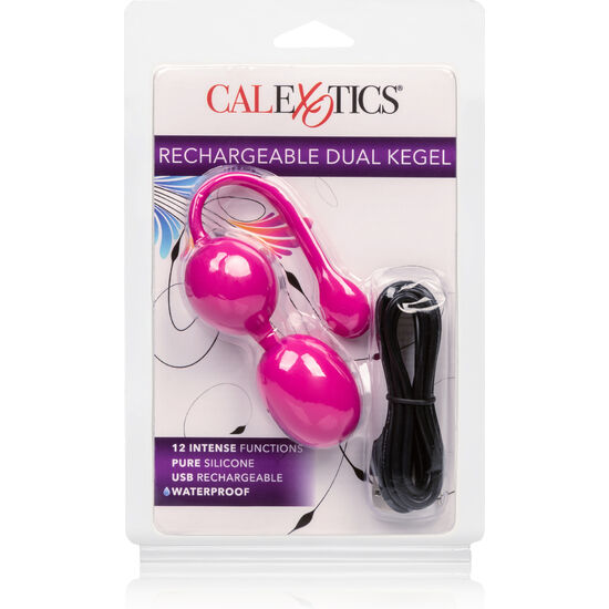 CALEXOTICS - RECHARGEABLE DUAL KEGEL BALLS PINK
