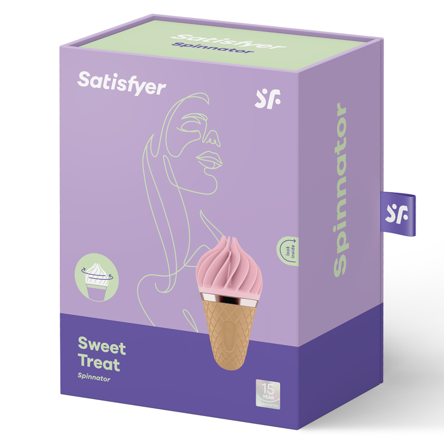 SATISFYER - SWEET TREAT SPINNATOR MARRÓN &