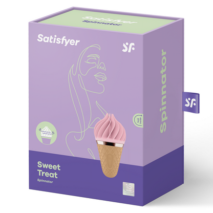 SATISFYER - SWEET TREAT SPINNATOR MARRÓN &