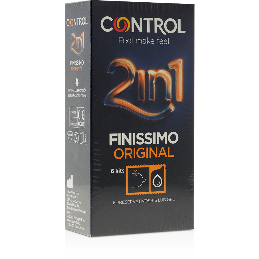 CONTROL - DUO FINISIM + LUBRICANT 6 UNITATS