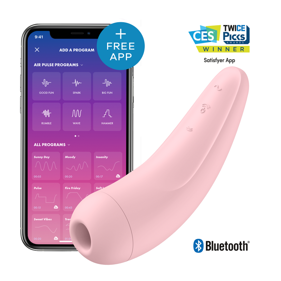 SATISFYER - CURVY 1 ROSADO