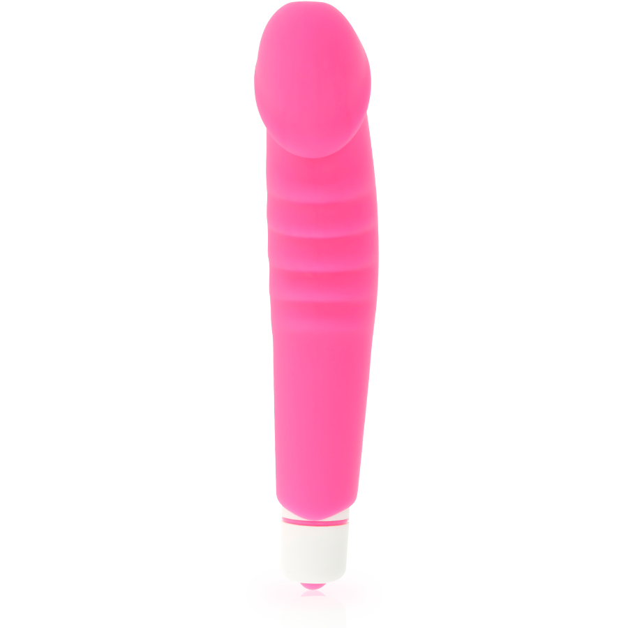 DOLCE VITA - REALISTIC PLEASURE VIBRATOR PINK SILICONE
