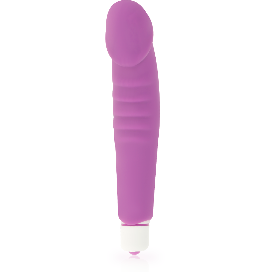 DOLCE VITA - REALISTIC PLEASURE VIBRATOR LILAC SILICONE