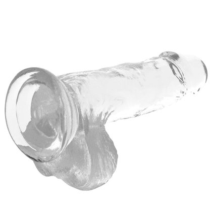 RAIO X - DILDO REALISTA TRANSPARENTE 15.5 CM -O- 3.5 CM