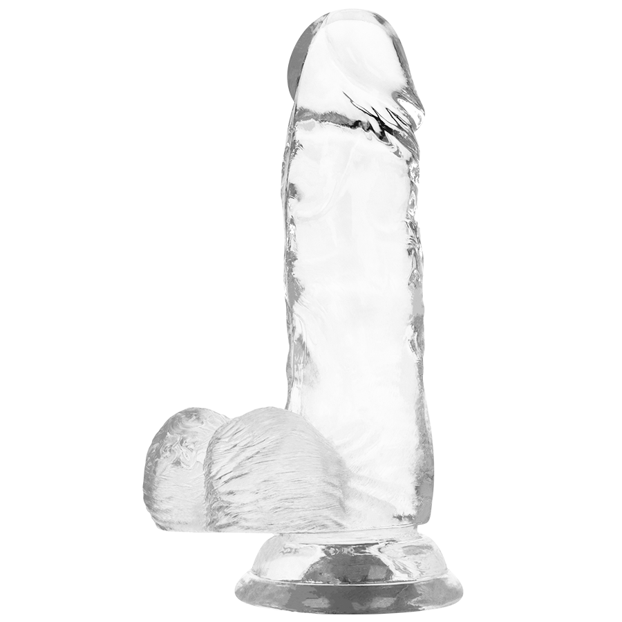 RAIO X - DILDO REALISTA TRANSPARENTE 15.5 CM -O- 3.5 CM