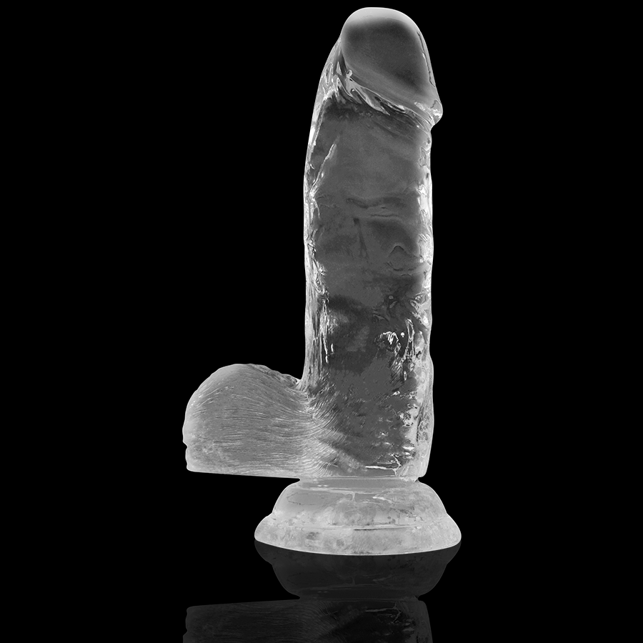 RAIO X - DILDO REALISTA TRANSPARENTE 15.5 CM -O- 3.5 CM