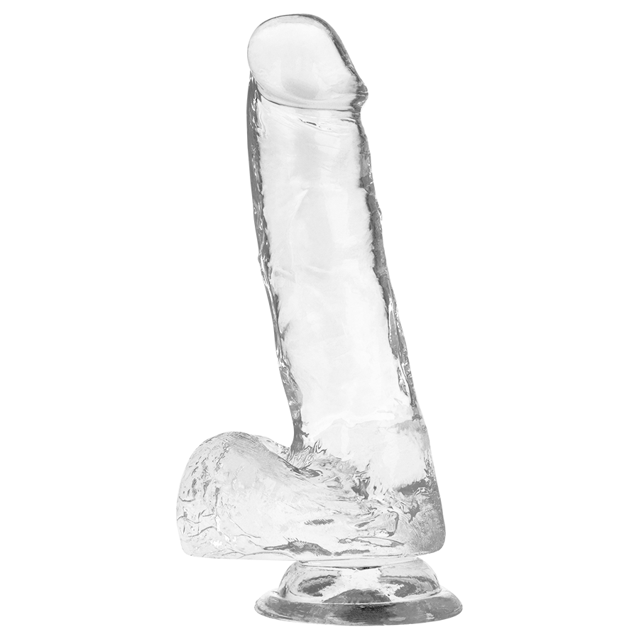 RAIO X - DILDO REALISTA TRANSPARENTE 18.5 CM -O- 3.8 CM