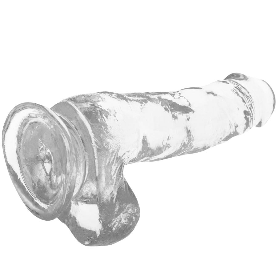 RAIO X - DILDO REALISTA TRANSPARENTE 18.5 CM -O- 3.8 CM
