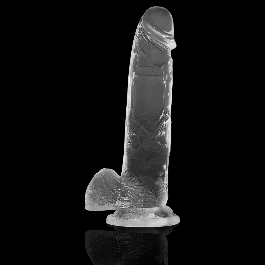 RAIO X - DILDO REALISTA TRANSPARENTE 22 CM -O- 4,6 CM