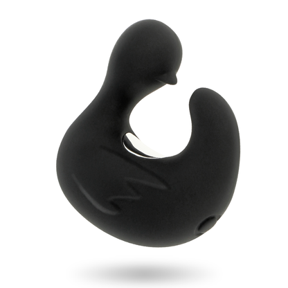 BLACK&SILVER - DUCKYMANIA RECHARGEABLE SILICONE STIMULATING THIMBLE