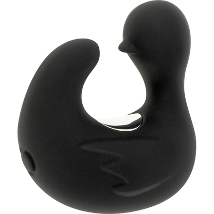 BLACK&SILVER - DUCKYMANIA RECHARGEABLE SILICONE STIMULATING THIMBLE
