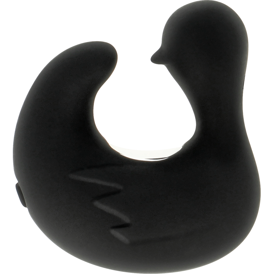 BLACK&SILVER - DUCKYMANIA RECHARGEABLE SILICONE STIMULATING THIMBLE