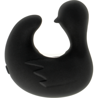 BLACK&SILVER - DUCKYMANIA RECHARGEABLE SILICONE STIMULATING THIMBLE
