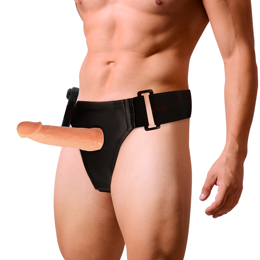 HARNESS ATTRACTION - ARNÉS  HUECO WILLIAN CON VIBRADOR 17 CM -O- 4.5 CM