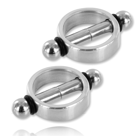 METAL HARD - MAGNETIC NIPPLE CLIPS PAIR