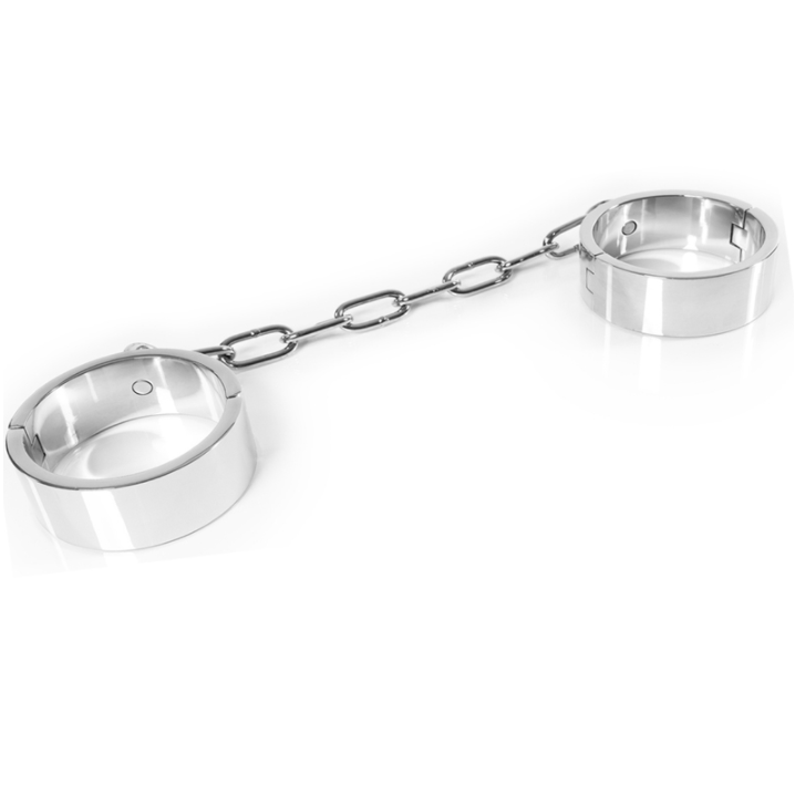 METAL HARD - ANKLE HANDCUFFS WITH ALLEN KEY BDSM SUBMISSION