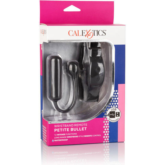 CALEXOTICS - SMALL VIBRATING BULLET WITH CONTROL WRIST STRAP