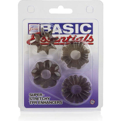 CALIFORNIA EXOTICS - BASIC SET 4 ANELLES PENIS TPR