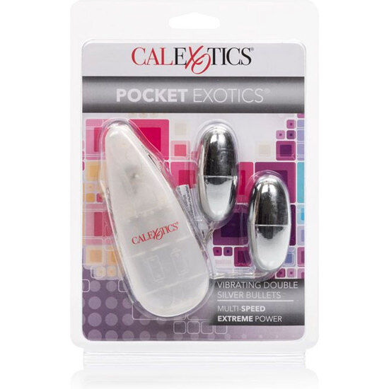 CALEXOTICS - SILVER VIBRATING BULLETS DUO