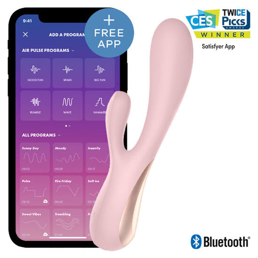SATISFYER - PINK FLEX JUMPSUIT WITH APP