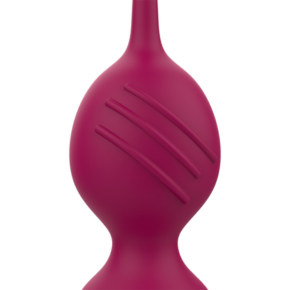NISHA RITUAL RECHARGEABLE VIBRATING KEGEL BALLS ORCHID
