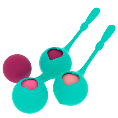 DEVA AQUA GREEN PELVIC TRAINING RITUAL SET
