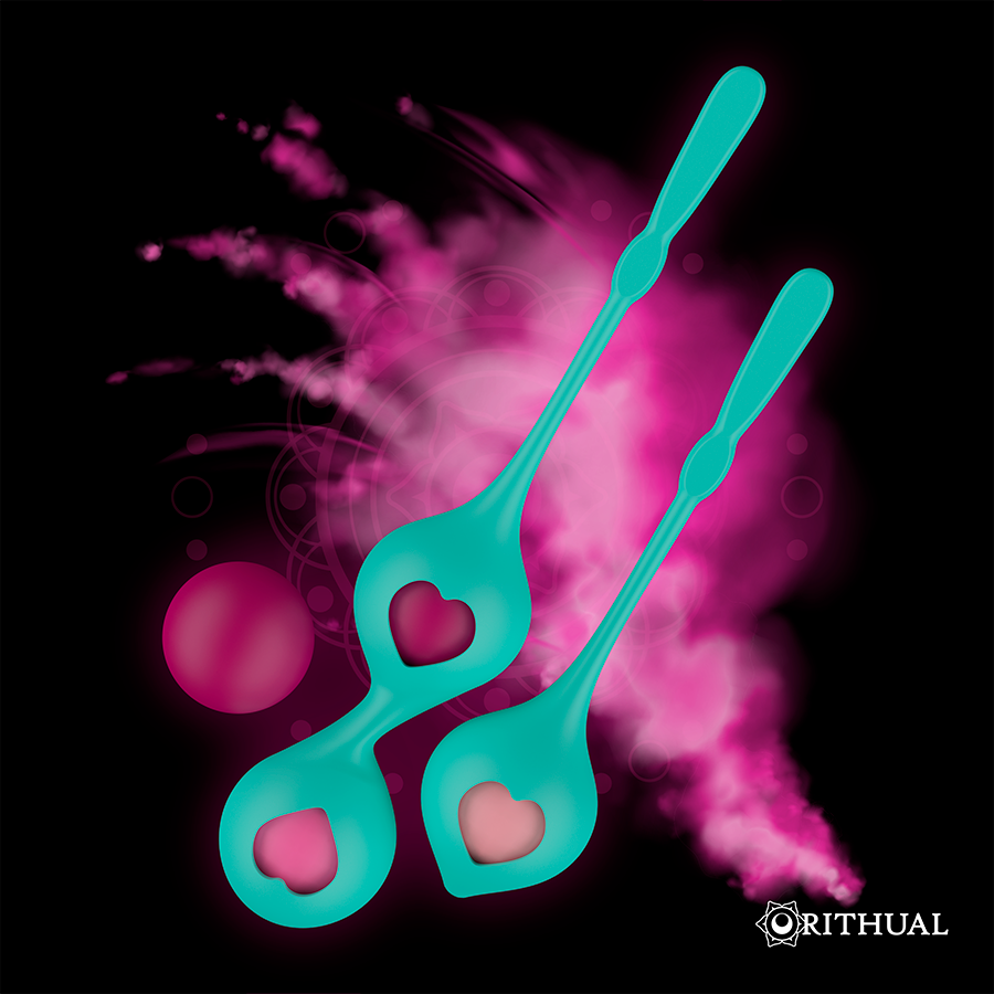 DEVA AQUA GREEN PELVIC TRAINING RITUAL SET