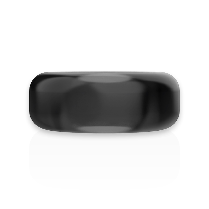 Powering - Anel de pênis super flexível e resistente 3,8 cm de preto preto