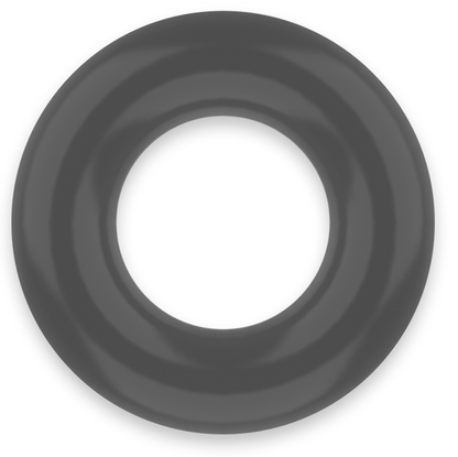 Powering - Anel de pênis super flexível e resistente 3,8 cm de preto preto