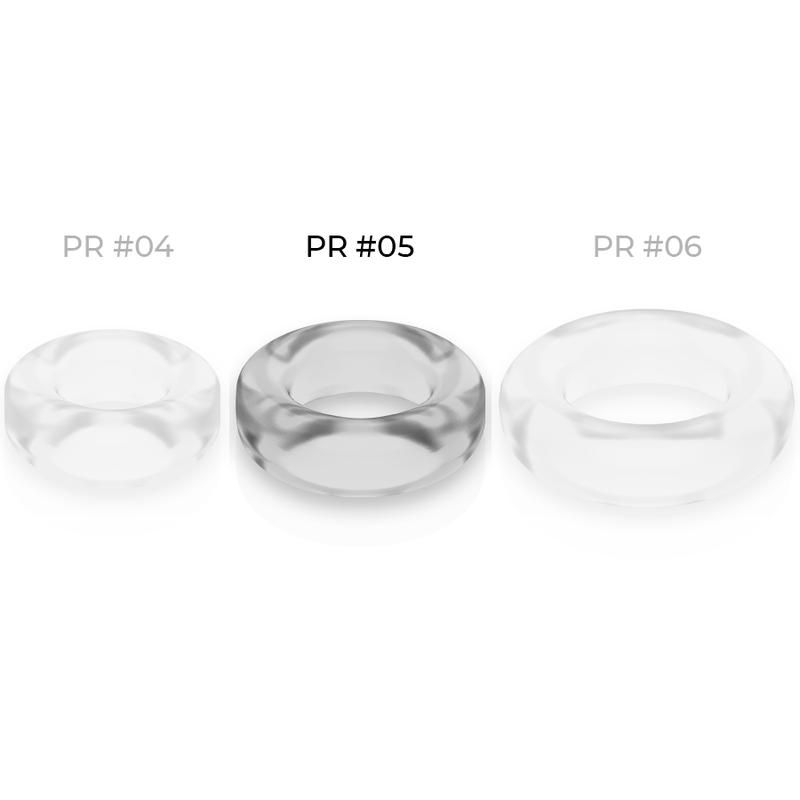 POWER - SUPERFLEXIBEL OCH RESISTENT PENISRING 4,8CM PR05 CLEAR