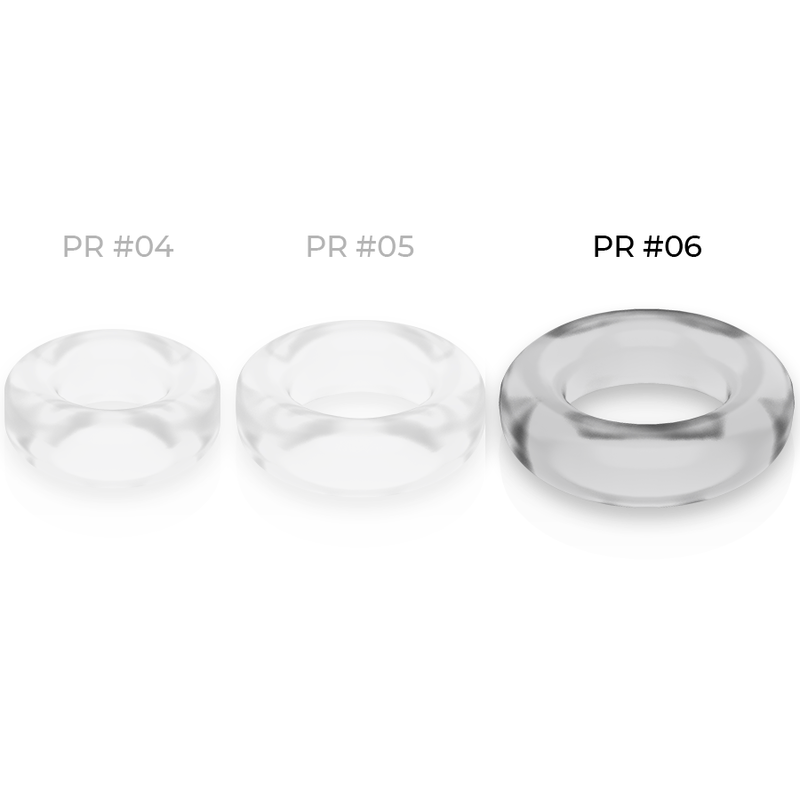 POWER - SUPER FLEXIBEL OCH RESISTENT PENISRING 5,5 CM PR06 CLEAR