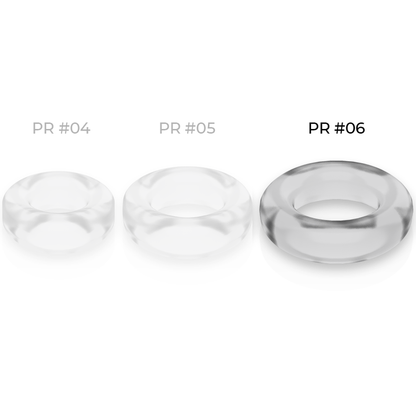 POWER - SUPER FLEXIBEL OCH RESISTENT PENISRING 5,5 CM PR06 CLEAR