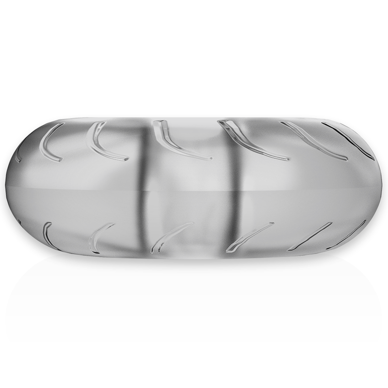 Powering - Anel de pênis super flexível e resistente 5cm pr08 claro