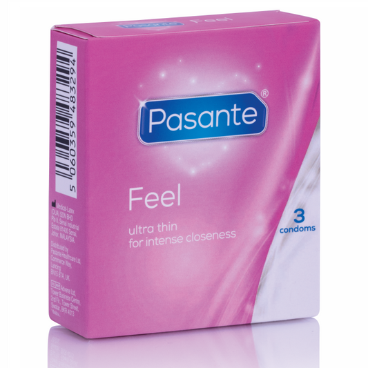 PASANTE - ULTRA-THIN SENSITIVE CONDOMS 3 UNITS