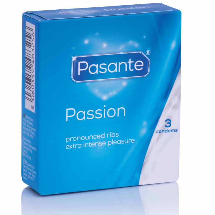 PASANTE - Prickade KONDOMER MS PLEASURE 3 ENHETER