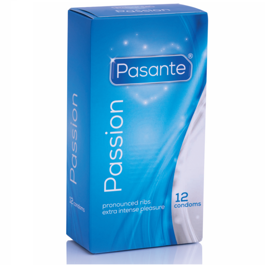 PASANTE - DOTTED CONDOMS MS PLEASURE 12 UNITS