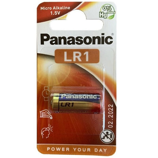 PANASONIC - ЛУЖНА БАТАРЕЯ LR1 1,5 В БЛІСТЕР 1 ОДИНИЦЯ