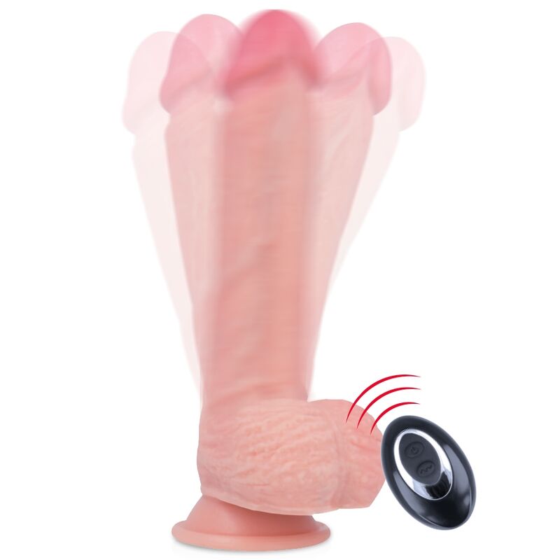 ROCKARMY - APACHE REALISTIC VIBRATOR REMOTE CONTROL LIQUID SILICONE 20.5 CM -O- 4.62 CM