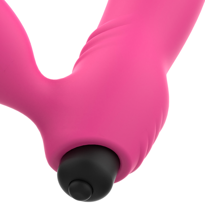 OHMAMA - BIX VIBRADOR DUPLA ESTIMULAÇÃO XMAS EDITION ROSA