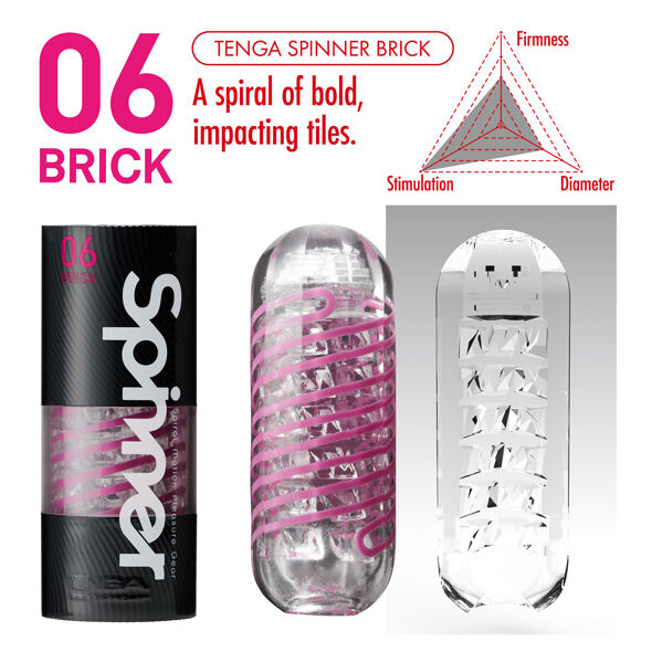 TENGA - SPINNER MASTURBATOR BRICK