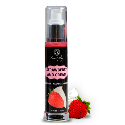 SECRETPLAY - 2-IN-1 WARMING LUBRICANT STRAWBERRY &amp; CREAM 50 ML