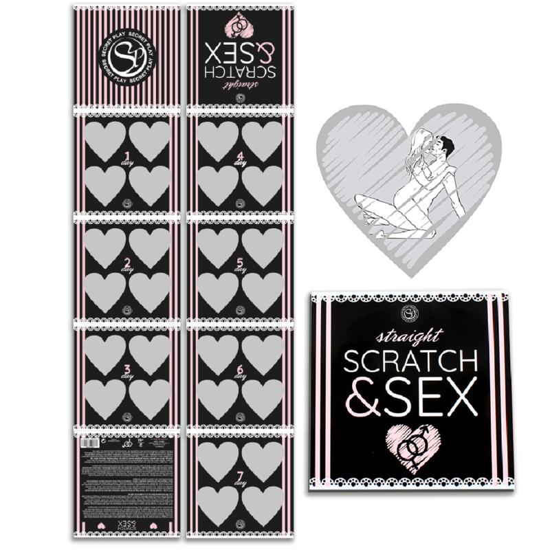 SECRETPLAY - SCRATCH &amp; SEX GAME FOR HETERO COUPLES (ES/EN/FR/PT/DE)