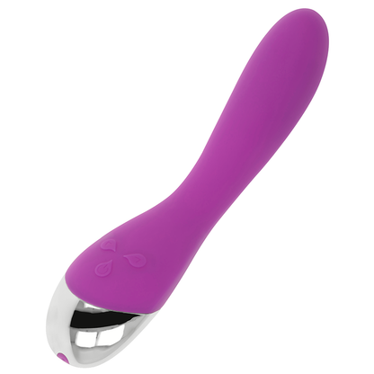 OHMAMA - VIBRATOR WITH 6 MODES AND 6 SPEEDS, LILAC, 20.5 CM