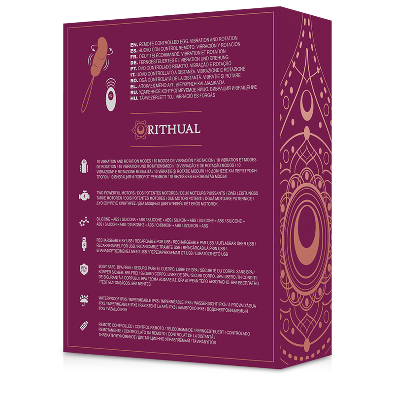 RITUAL - ESHA EGG REMOTE CONTROL ROTATION + VIBRATION SYSTEM