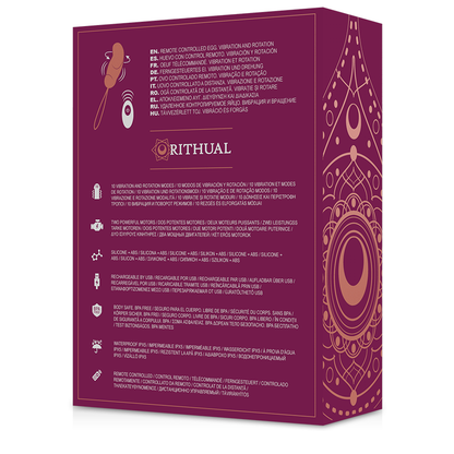 RITUAL - ESHA EGG REMOTE CONTROL ROTATION + VIBRATION SYSTEM