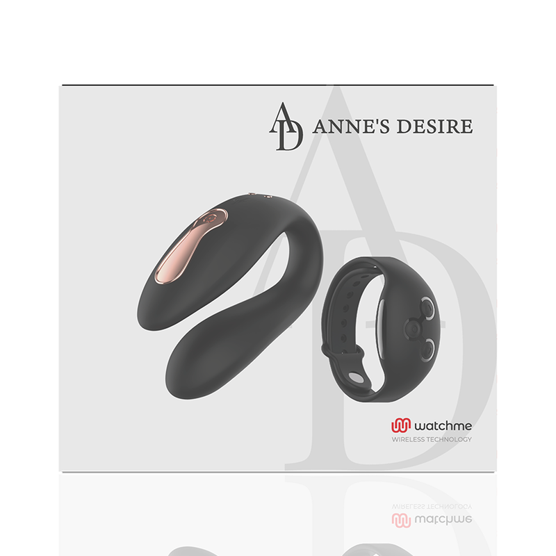 ANNE'S DESIRE - DUAL PLEASURE WATCHME TECHNOLOGY BLACK