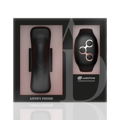 ANNE'S DESIRE - PANTY PLEASURE WATCHME TECHNOLOGY BLACK/GOLD