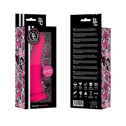 DELTA CLUB - REALISTIC PINK MEDICAL SILICONE DILDO 17 CM -OR- 3 CM