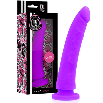 DELTA CLUB - REALISTIC LILAC MEDICAL SILICONE DILDO 17 CM -O- 3 CM