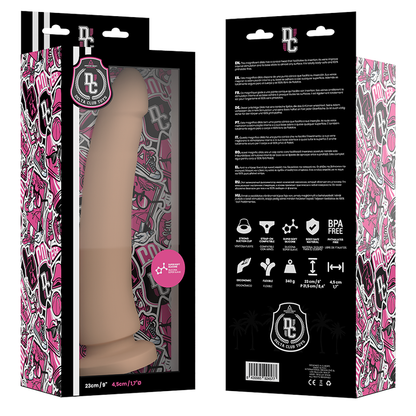 DELTA CLUB - REALISTIC NATURAL MEDICAL SILICONE DILDO 23 CM -O- 4.5 CM